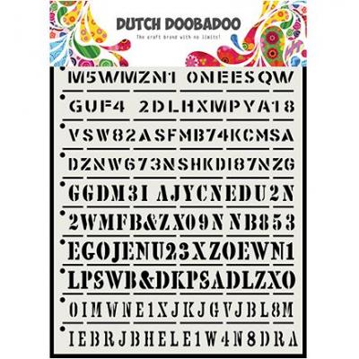 Dutch Doobadoo Stencil - Strips